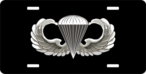 Army Jump Wings License Plate