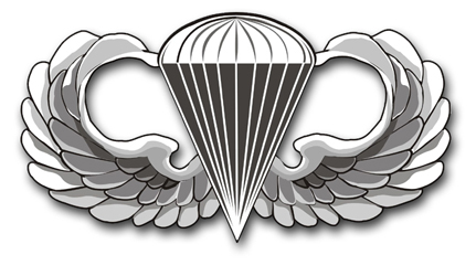 Army Jump Wings  Vinyl Transfer Decal