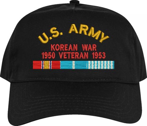 Army Korean War Veteran 1950-1953 Embroidered Cap