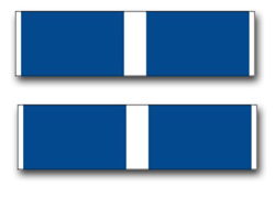 Army Korean Service Medal Ribbon Vinyl Transfer Decal