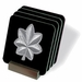 Army Lieutenant Colonel Rank Coasters - Set of 4