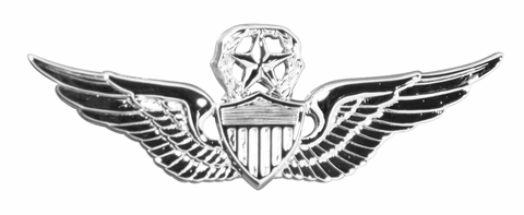 Army Master Aviator Badge - Mirrored Finish