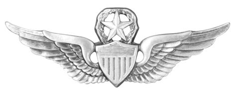 Army Master Aviator Badge - Oxidized Finish