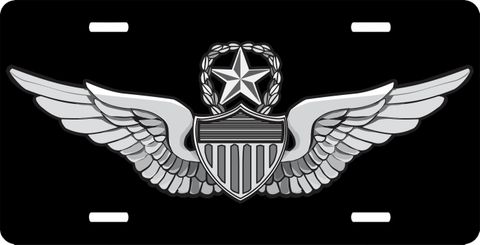 Army Master Aviator Wings  License Plate