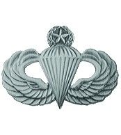 Army Master Jump Wings 1 1/4" Paratrooper Military Lapel Pin