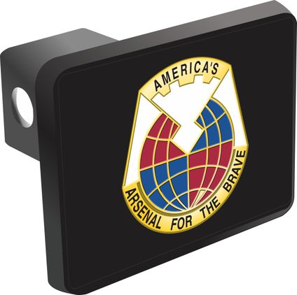 Army Material Command Unit Crest Hitch Cover