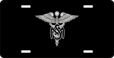Army Medical Service Corps License Plate