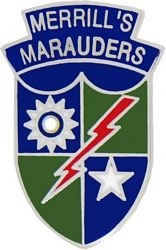 Army Merrill's Marauders Lapel Hat Pin