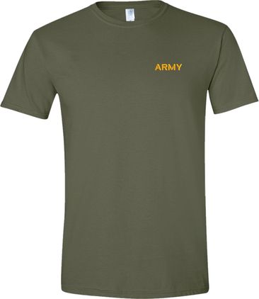 Army Military Green Soft Style T-Shirt Large