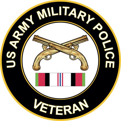 Army Military Police Afghanistan Decal