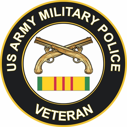 Army Military Police Vietnam Veteran Sticker