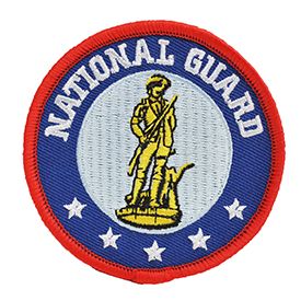 ARMY NATIONAL GUARD 3" MILITARY PATCH