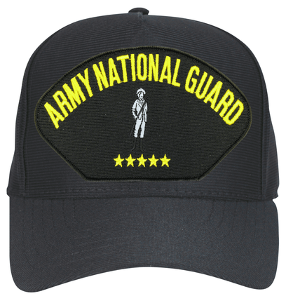 Army National Guard Black Ball Cap Hat