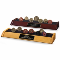 Army, Navy, Air Force, Marine, Coast Guard Challenge Coin Display Racks Thumbnail Illustration
