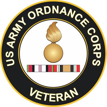 Army Ordnance Afghanistan and Iraq Decal