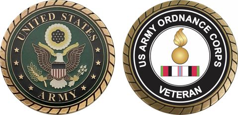 Army Ordnance Corps Afghanistan Challenge Coin