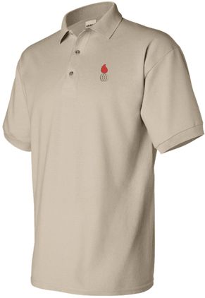 Army Ordnance Corps Color Khaki 50/50 Polo Large