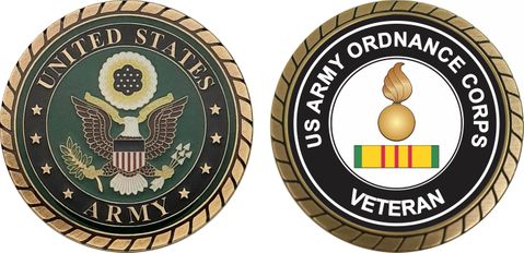 Army Ordnance Corps Vietnam Veteran Challenge Coin