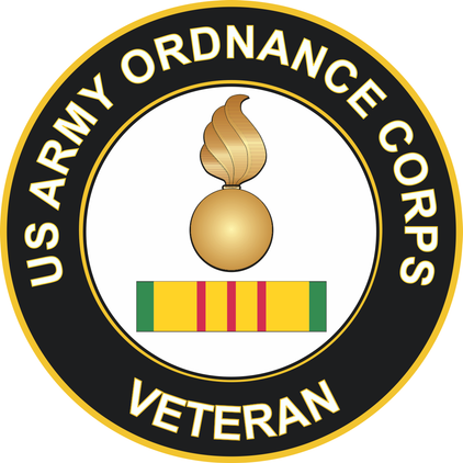 Army Ordnance Corps Vietnam Veteran Sticker