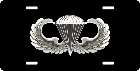 Army Parachutist License Plate