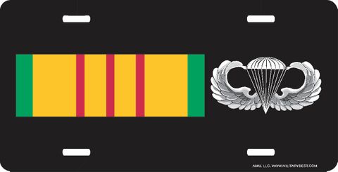 Army Parachutist Vietnam License Plate