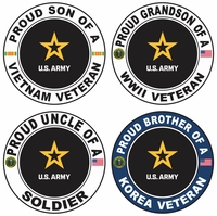 Army Proud Family Decals Thumbnail Illustration