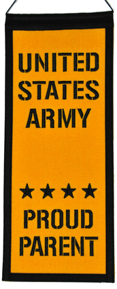 Army Proud Parent Mini Banner