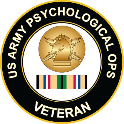Army Psychological Operations Corps Gulf War Veteran Decal