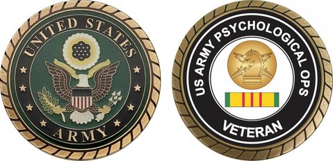 Army Psychological Ops Vietnam Challenge Coin