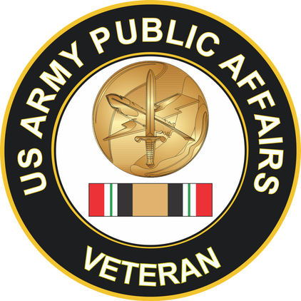 Army Public Affairs Iraq Veteran Decal