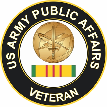 Army Public Affairs Vietnam Veteran Sticker