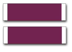 Army Purple Heart Ribbon Vinyl Transfer Decal