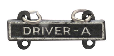 Army Qualification Bar Driver A - Oxidized Finish