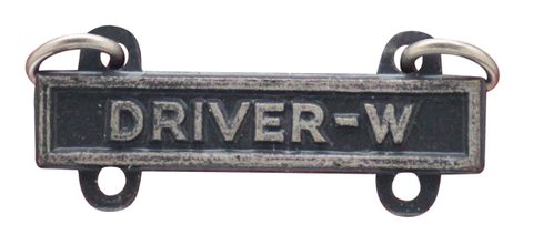 Army Qualification Bar Driver W - Oxidized Finish