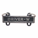 Army Qualification Bar Driver W - Oxidized Finish