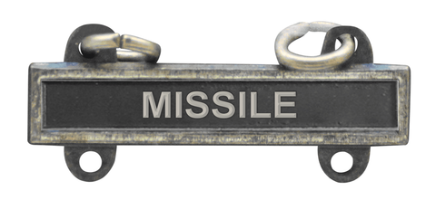 Army Qualification Bar Missile - Oxidized Finish