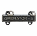 Army Qualification Bar Operator S - Oxidized Finish