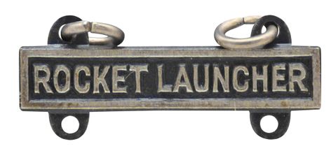 Army Qualification Bar Rocket Launcher - Oxidized Finish