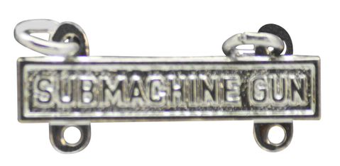 Army Qualification Bar Submachine Gun - Mirrored Finish
