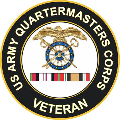 Army Quartermaster Afghanistan and Iraq Decal