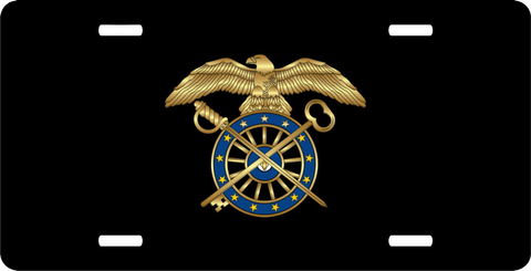 Army Quartermaster Corps License Plate