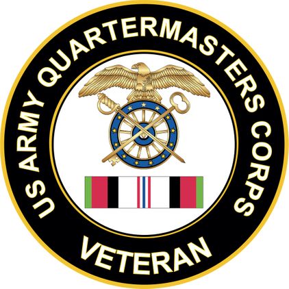 Army Quartermaster Corps Afghanistan Decal
