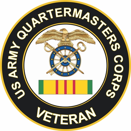 Army Quartermaster Corps Vietnam Veteran Sticker