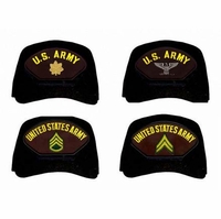 Army Rank Insignia Caps Thumbnail Illustration