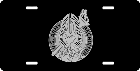 Army Recruiter License Plate