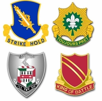 Army Regiments Vinyl Transfer Decals Thumbnail Illustration