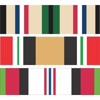 Army Ribbons Vinyl Transfer Decals Thumbnail Illustration