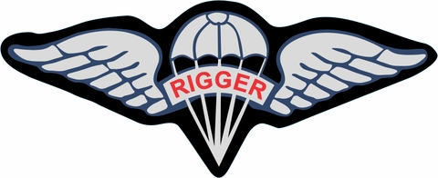 Army Rigger Wings Decal Sticker