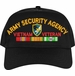 Army Security Agency Vietnam Veteran Embroidered Cap with Ribbons