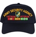 Army Security Agency Vietnam Veteran Embroidered Cap with Ribbons